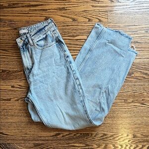 Zara Light Blue High Rise Women Jeans